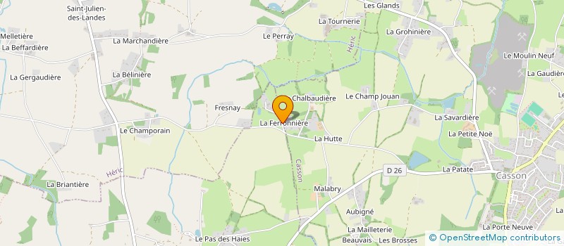 localisation de l'entreprise MONSIEUR JOSEPH FURET  SAFFRE