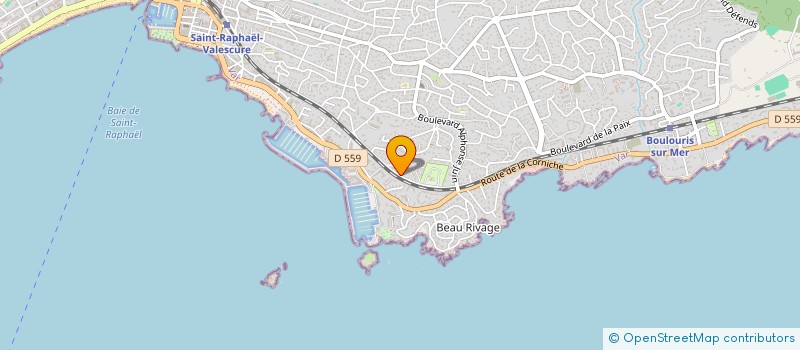 localisation de l'entreprise MONSIEUR JOSEPH GABAY  SAINT-RAPHAEL