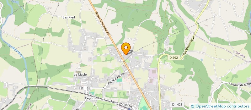 localisation de l'entreprise MONSIEUR JOSEPH GAGLIARDI  LES ABRETS-EN-DAUPHINE