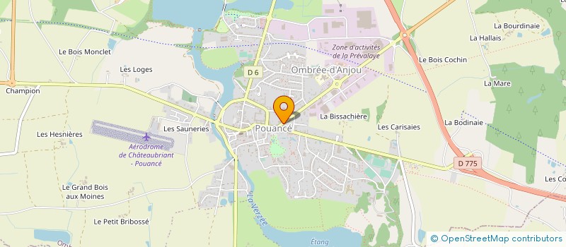 localisation de l'entreprise MONSIEUR JOSEPH GALISSON à OMBREE D'ANJOU