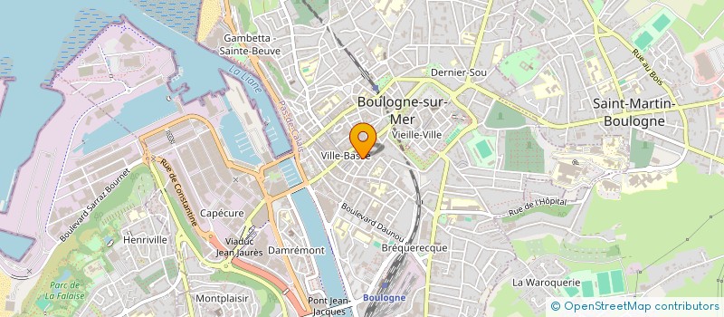localisation de l'entreprise MONSIEUR JOSEPH GAMBLIN à BOULOGNE-SUR-MER