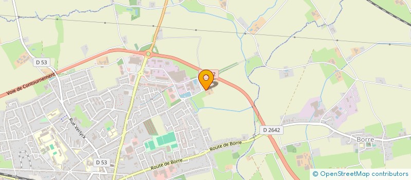 localisation de l'entreprise MONSIEUR JOSEPH GANTOIS à HAZEBROUCK