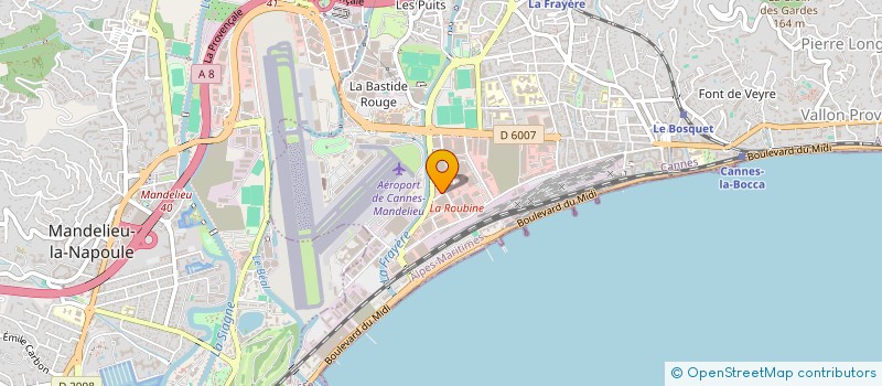 localisation de l'entreprise MONSIEUR JOSEPH GAROZZO à CANNES
