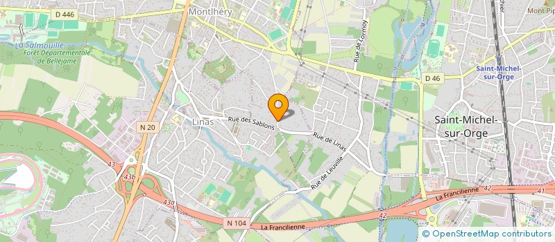 localisation de l'entreprise MONSIEUR JOSEPH GAUTHIER  MONTLHERY