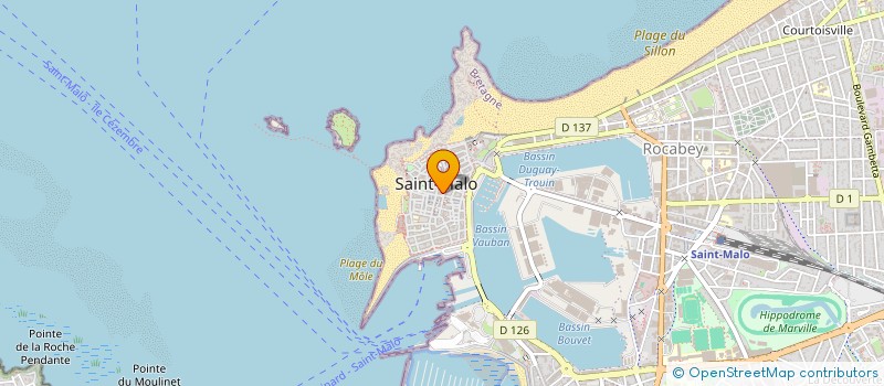 localisation de l'entreprise MONSIEUR JOSEPH GAUTHIER à SAINT-MALO