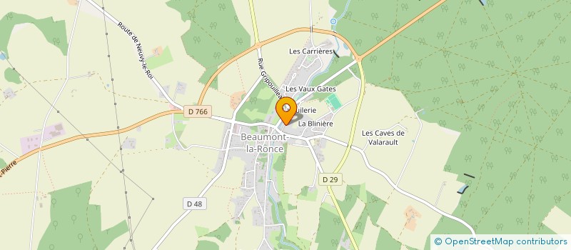 localisation de l'entreprise MONSIEUR JOSEPH GAUTHIER  BEAUMONT-LOUESTAULT