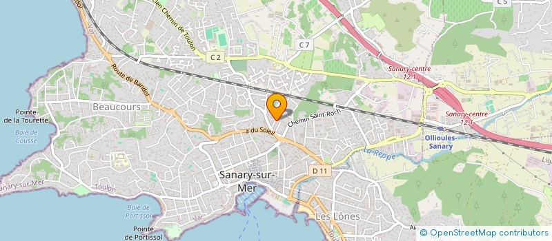 localisation de l'entreprise MONSIEUR JOSEPH GENNA à SANARY-SUR-MER