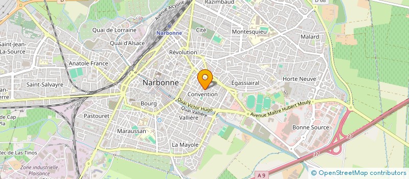 localisation de l'entreprise MONSIEUR JOSEPH GIMENEZ  NARBONNE