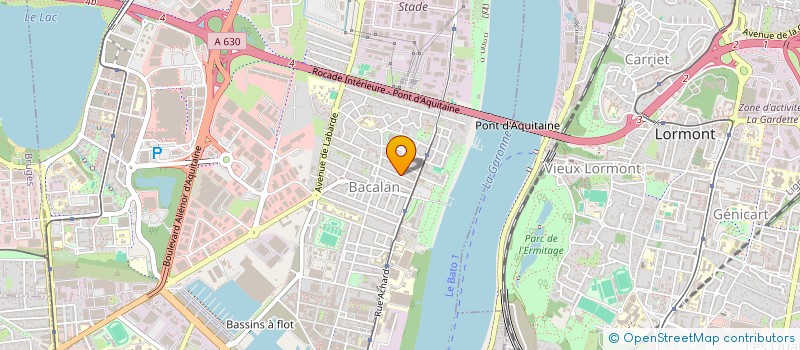 localisation de l'entreprise MONSIEUR JOSEPH GIMENEZ  BORDEAUX