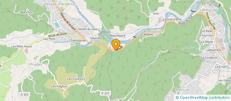 localisation de l'entreprise MONSIEUR JOSEPH GIMENEZ-AMALLA  LABEGUDE