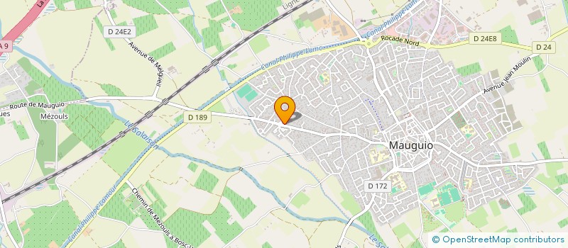 localisation de l'entreprise MONSIEUR JOSEPH GINER  MAUGUIO