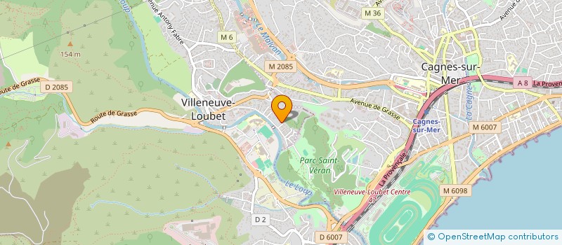 localisation de l'entreprise MONSIEUR JOSEPH GIORDANO à VILLENEUVE-LOUBET