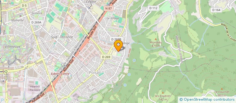 localisation de l'entreprise MONSIEUR JOSEPH GIORDANO à SAINT-MARTIN-D'HERES