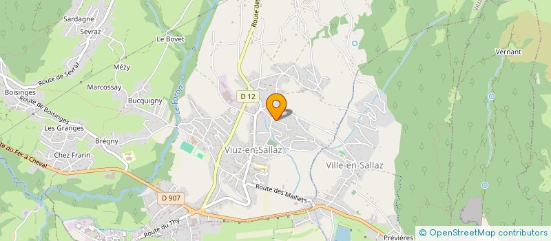 localisation de l'entreprise MONSIEUR JOSEPH GIRARD  VIUZ-EN-SALLAZ