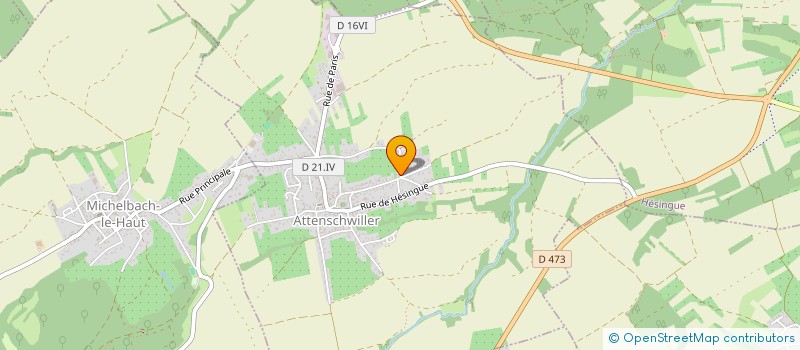 localisation de l'entreprise MONSIEUR JOSEPH GIRARD  ATTENSCHWILLER