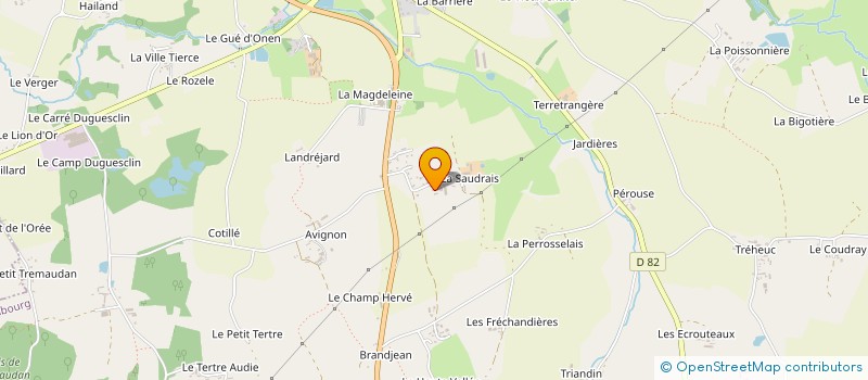 localisation de l'entreprise MONSIEUR JOSEPH GIROUX  COMBOURG