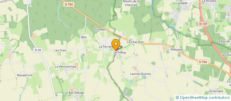 localisation de l'entreprise MONSIEUR JOSEPH GLEMOT à LES CHAMPS-GERAUX
