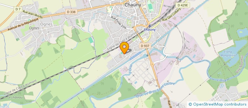 localisation de l'entreprise MONSIEUR JOSEPH GNIMASSOUN  CHAUNY