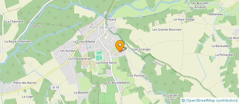 localisation de l'entreprise MONSIEUR JOSEPH GONDARD  PONT-DE-RUAN