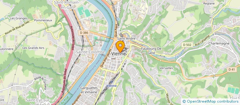 localisation de l'entreprise MONSIEUR JOSEPH GONZALES  VIENNE