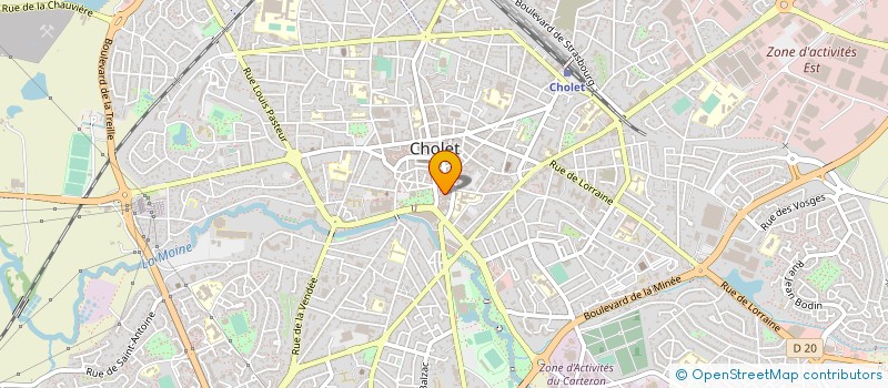 localisation de l'entreprise MONSIEUR JOSEPH GORGAN à CHOLET