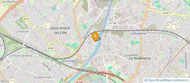 localisation de l'entreprise MONSIEUR JOSEPH GOUDJI à SAINT-ANDRE-LEZ-LILLE