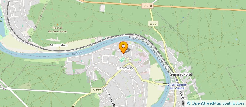 localisation de l'entreprise MONSIEUR JOSEPH GOUSSEAU  THOMERY