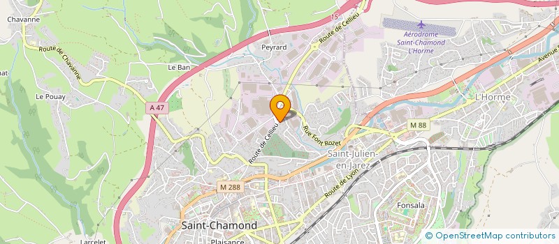 localisation de l'entreprise MONSIEUR JOSEPH GRANO à SAINT-CHAMOND