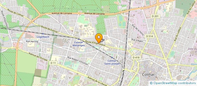 localisation de l'entreprise MONSIEUR JOSEPH GRECO  COLMAR