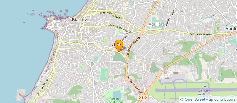 localisation de l'entreprise MONSIEUR JOSEPH GRIBAUDO à BIARRITZ