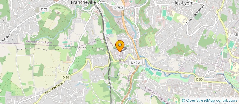 localisation de l'entreprise MONSIEUR JOSEPH GRILLON  CHAPONOST