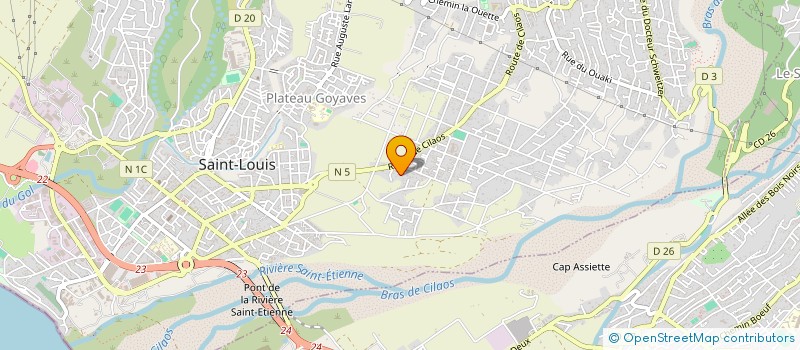 localisation de l'entreprise MONSIEUR JOSEPH GRONDIN à SAINT-LOUIS