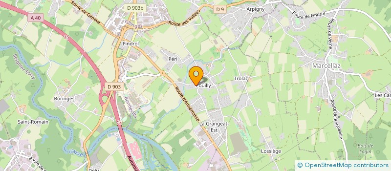 localisation de l'entreprise MONSIEUR JOSEPH GROS à CONTAMINE-SUR-ARVE