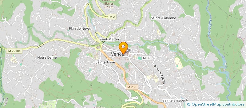 localisation de l'entreprise MONSIEUR JOSEPH GUARNIERI à VENCE