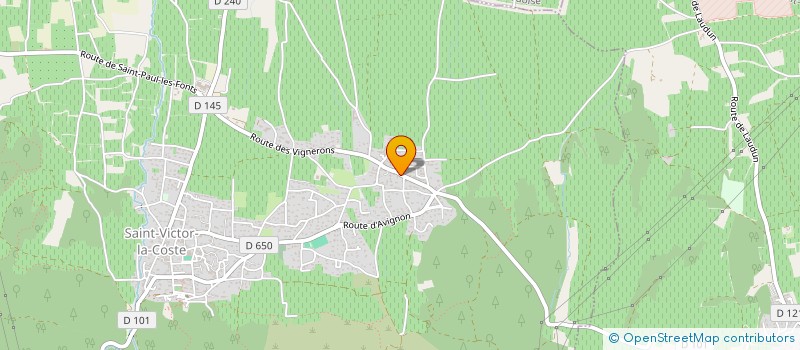 localisation de l'entreprise MONSIEUR JOSEPH GUENE  SAINT-VICTOR-LA-COSTE