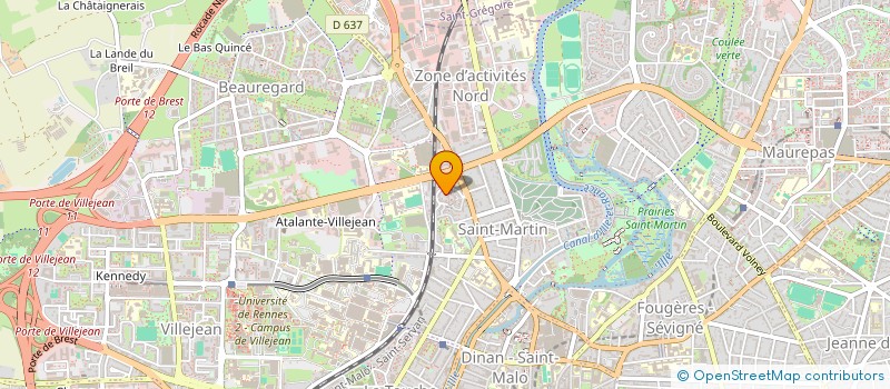 localisation de l'entreprise MONSIEUR JOSEPH GUIHARD  RENNES