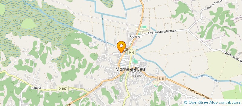 localisation de l'entreprise MONSIEUR JOSEPH GUILLAUME  MORNE A L'EAU