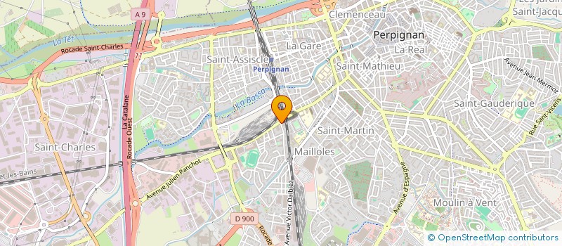 localisation de l'entreprise MONSIEUR JOSEPH GUITART  PERPIGNAN