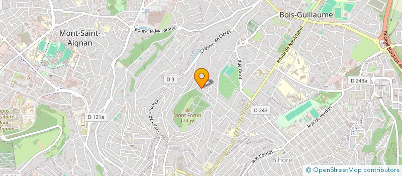 localisation de l'entreprise MONSIEUR JOSEPH GUYONNET à BOIS-GUILLAUME