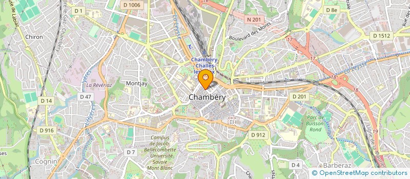 localisation de l'entreprise MONSIEUR JOSEPH HAERINGER  CHAMBERY