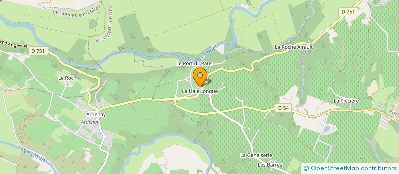 localisation de l'entreprise MONSIEUR JOSEPH HALBERT  VAL-DU-LAYON