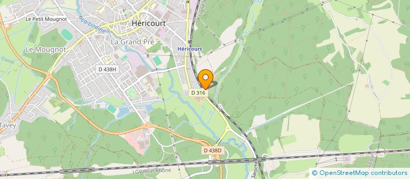 localisation de l'entreprise MONSIEUR JOSEPH HALM  HERICOURT