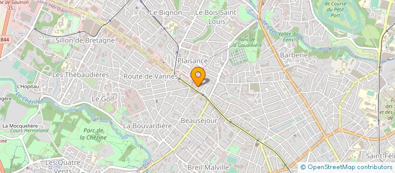 localisation de l'entreprise MONSIEUR JOSEPH HAMEL à NANTES