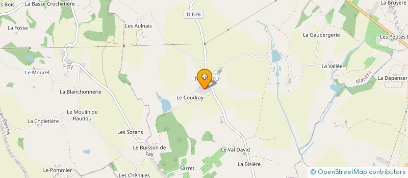 localisation de l'entreprise MONSIEUR JOSEPH HAMELIN à SAINTE-CERONNE-LES-MORTAGNE