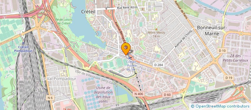 localisation de l'entreprise MONSIEUR JOSEPH HAPPI NGNITEDEM  CRETEIL