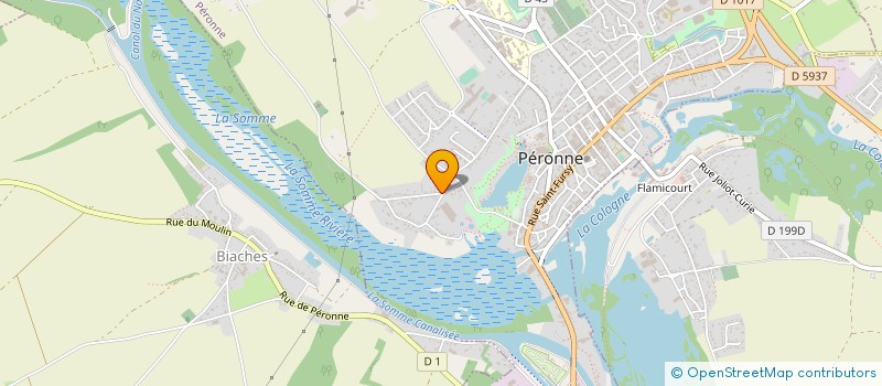 localisation de l'entreprise MONSIEUR JOSEPH HAYEK  PERONNE