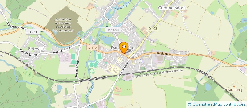 localisation de l'entreprise MONSIEUR JOSEPH HEINRICH  DANNEMARIE