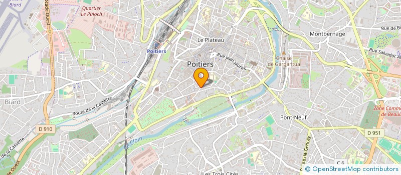 localisation de l'entreprise MONSIEUR JOSEPH HEON  POITIERS