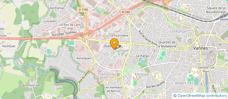 localisation de l'entreprise MONSIEUR JOSEPH HERBER à VANNES