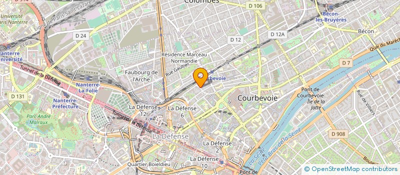 localisation de l'entreprise MONSIEUR JOSEPH HERON à COURBEVOIE